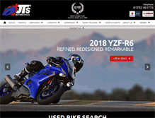 Tablet Screenshot of jtsmotorcycles.co.uk